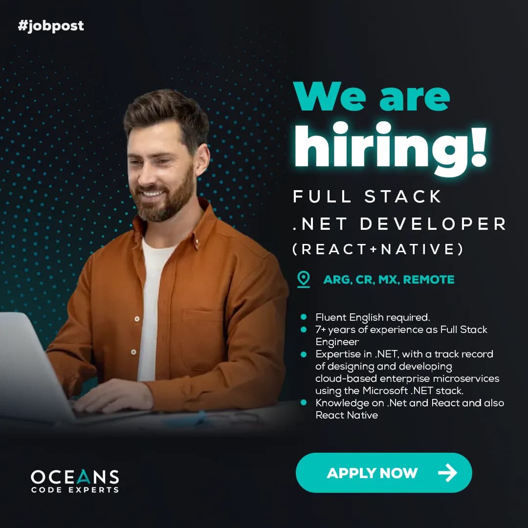 Full Stack .Net Developer (React+Native) DS-140