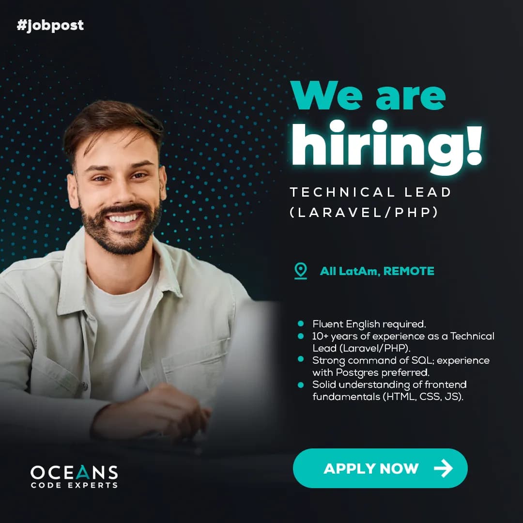 Technical Lead (Laravel/PHP) 4RC-07