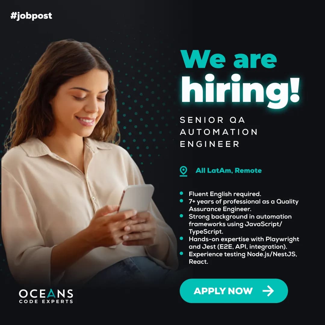 Senior QA Automation Engineer OC-22