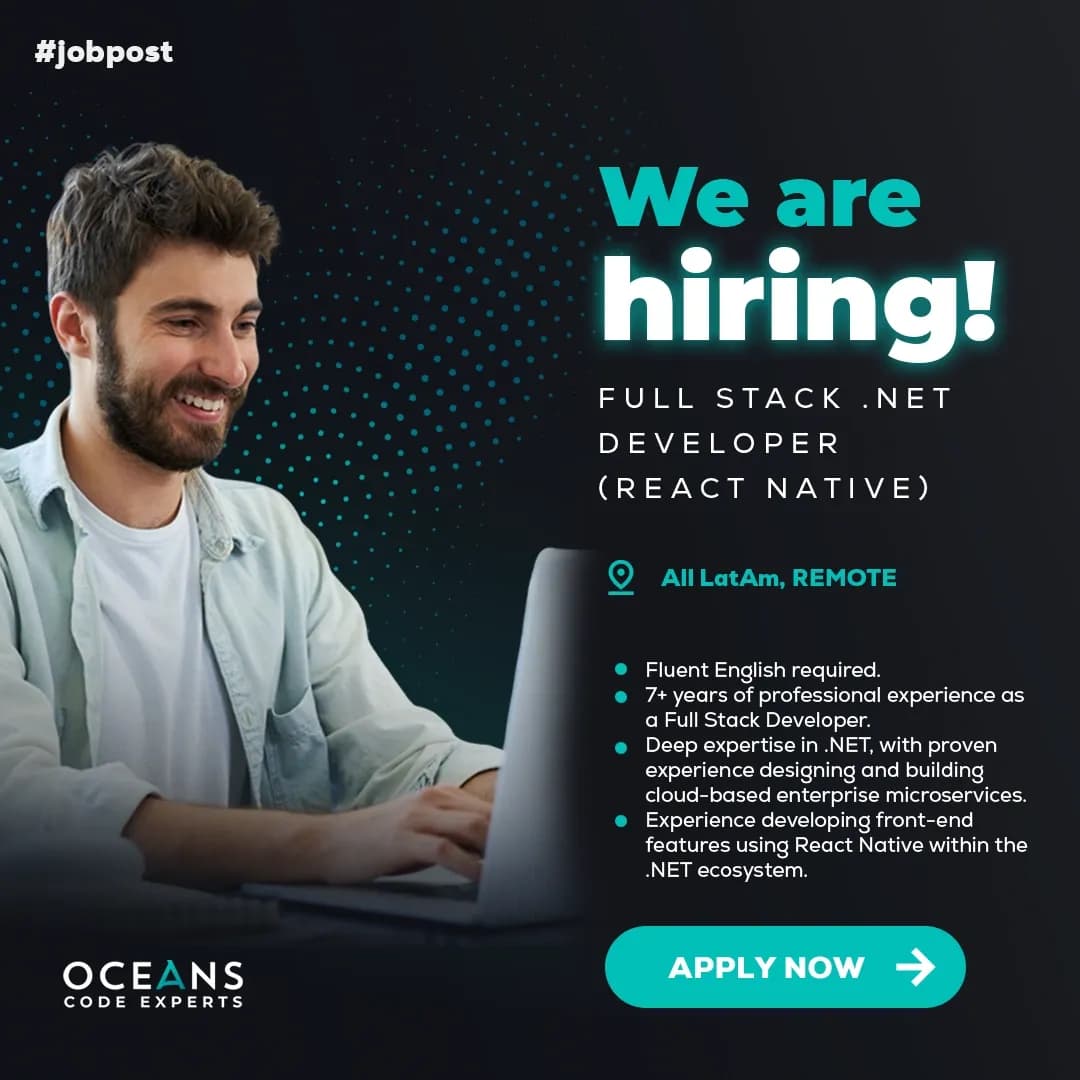 Full Stack .NET Developer (React Native) DS-145P