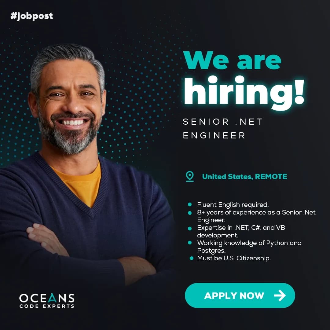 Senior .NET Engineer LT-08 (Part Time)