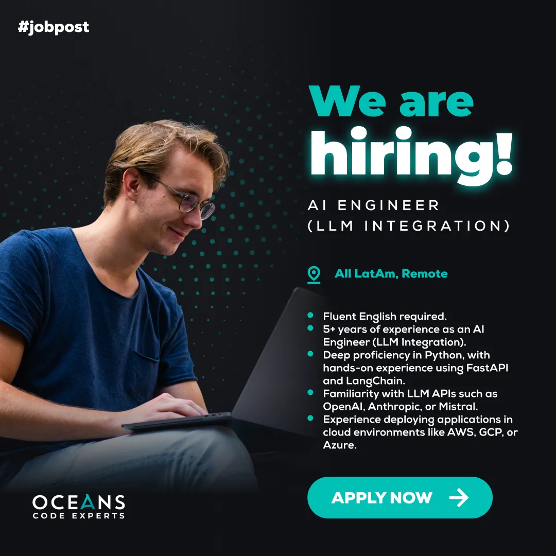 AI Engineer (LLM Integration) OC-14B | Oceans Code Experts
